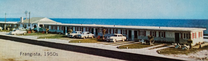 Frangista Beach in the 1950s
